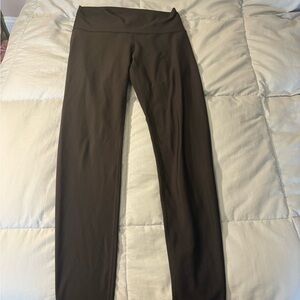Old Navy Women's Dark Brown High-Waisted Leggings